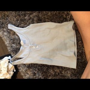 Brandy Melville blue grey tank top